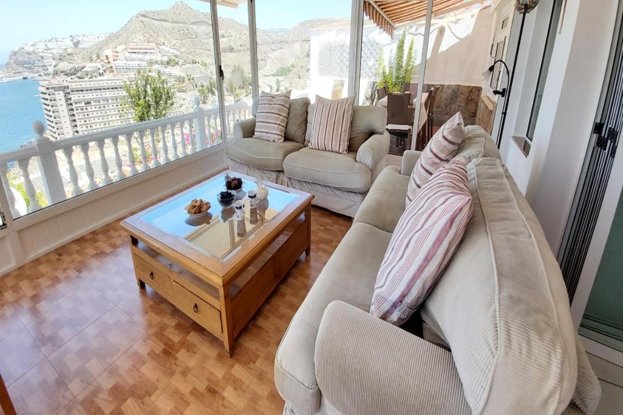 Villa Sunset Balcony With Ocean Views à Mogán Extérieur photo