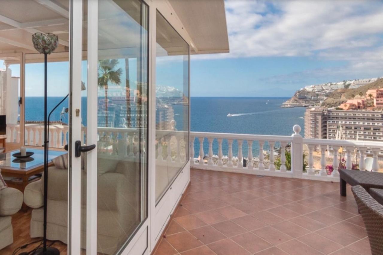 Villa Sunset Balcony With Ocean Views à Mogán Extérieur photo